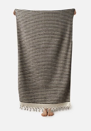 POMPOM - Beach towel - black