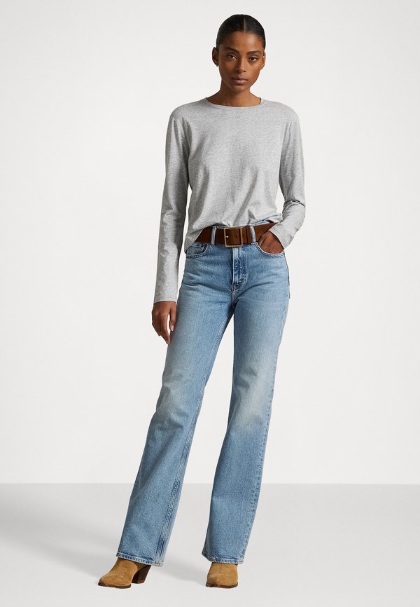 SHRUNKEN FIT JERSEY LONG SLEEVE TEE - Long sleeved top - cobblestone heather3