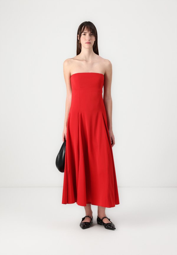 Godet Clasp-Back Midi Dress - Cocktail dress / Party dress - salsa3