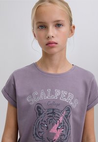 Scalpers TIGERTEE - Camiseta estampada - purple