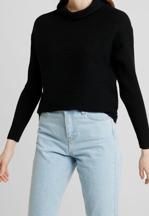 Strickpullover - black