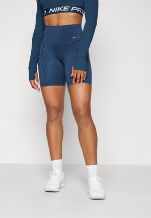 Nike Performance GO - Leggings - armory navy/black