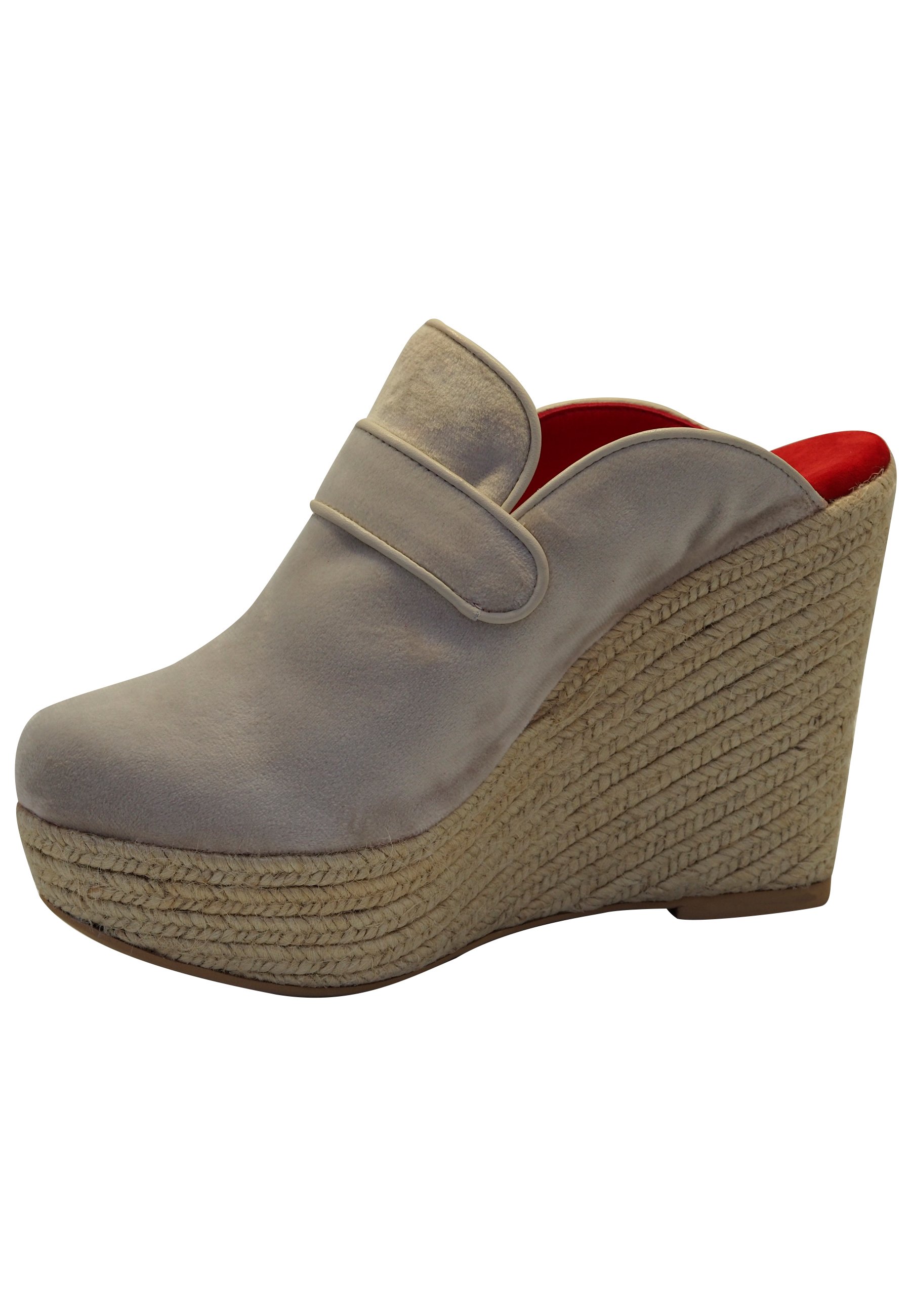 Anna de Manel MARTE - Botines de cuña - grey/gris claro - Zalando.es