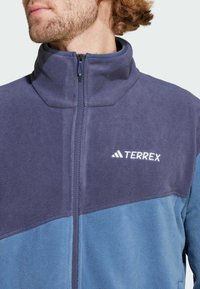 Adidas Terrex MULTI FULL-ZIP FLEECE - Giacca in pile - steel   shadow navy