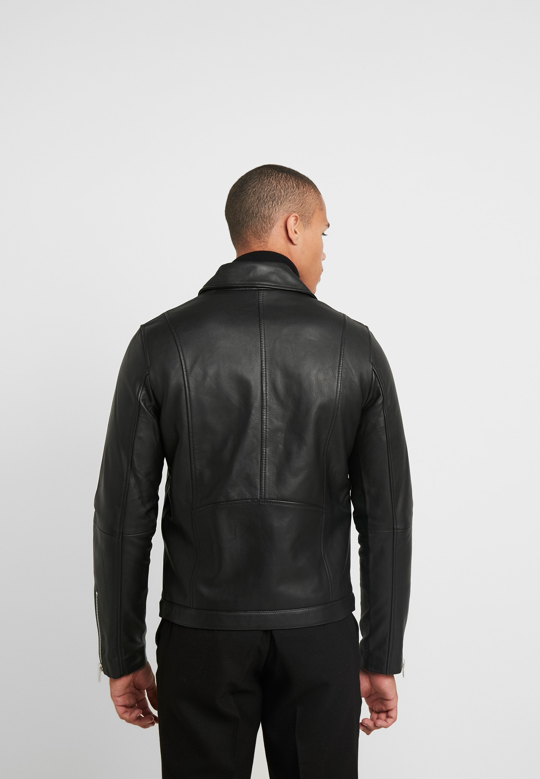 Samsøe Samsøe SPIKE JACKET Skinnjakke blacksvart Samsøe Samsøe STARSHIP JACKET Skinnjakke blacksvart
