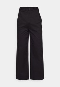 Calvin Klein MODERN RELAXED WIDE - Broek - black