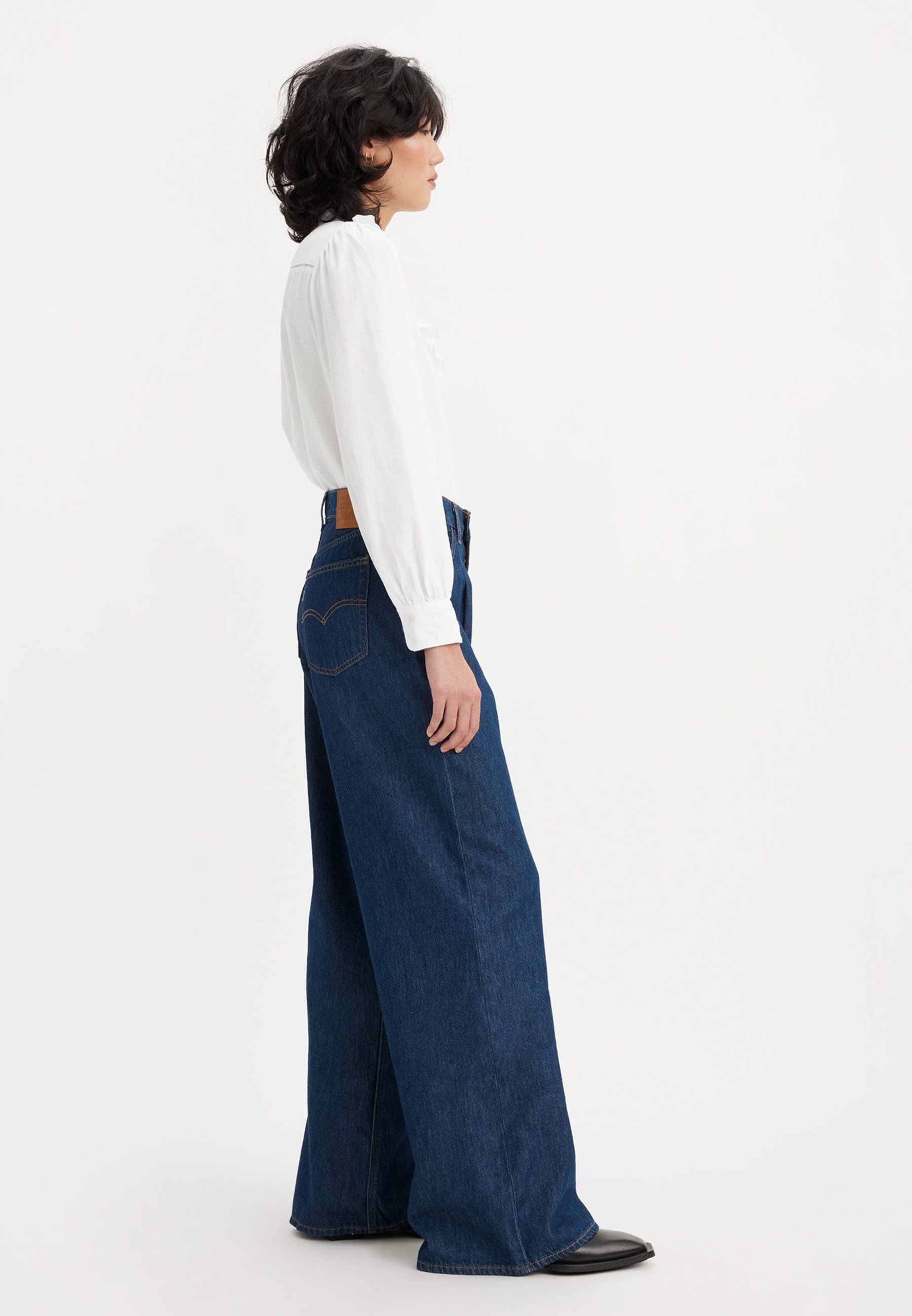パンツ Levi's BAGGY DAD WIDE LEG w27 Dżinsy Baggy Dad - Niebieski | Levi's® PL