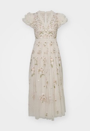 POSY V NECK BALLERINA DRESS - Vestido de cóctel - cream