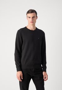 Tommy Hilfiger ESSENTIAL CREW NECK - Jumper - black