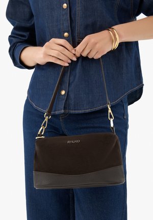 RYŁKO, R41028TB - Handbag - dark brown