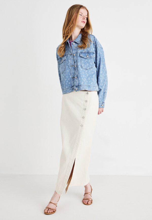 ONLSILLA LONG SLIT SKIRT  - Maxi skirt - ecru3