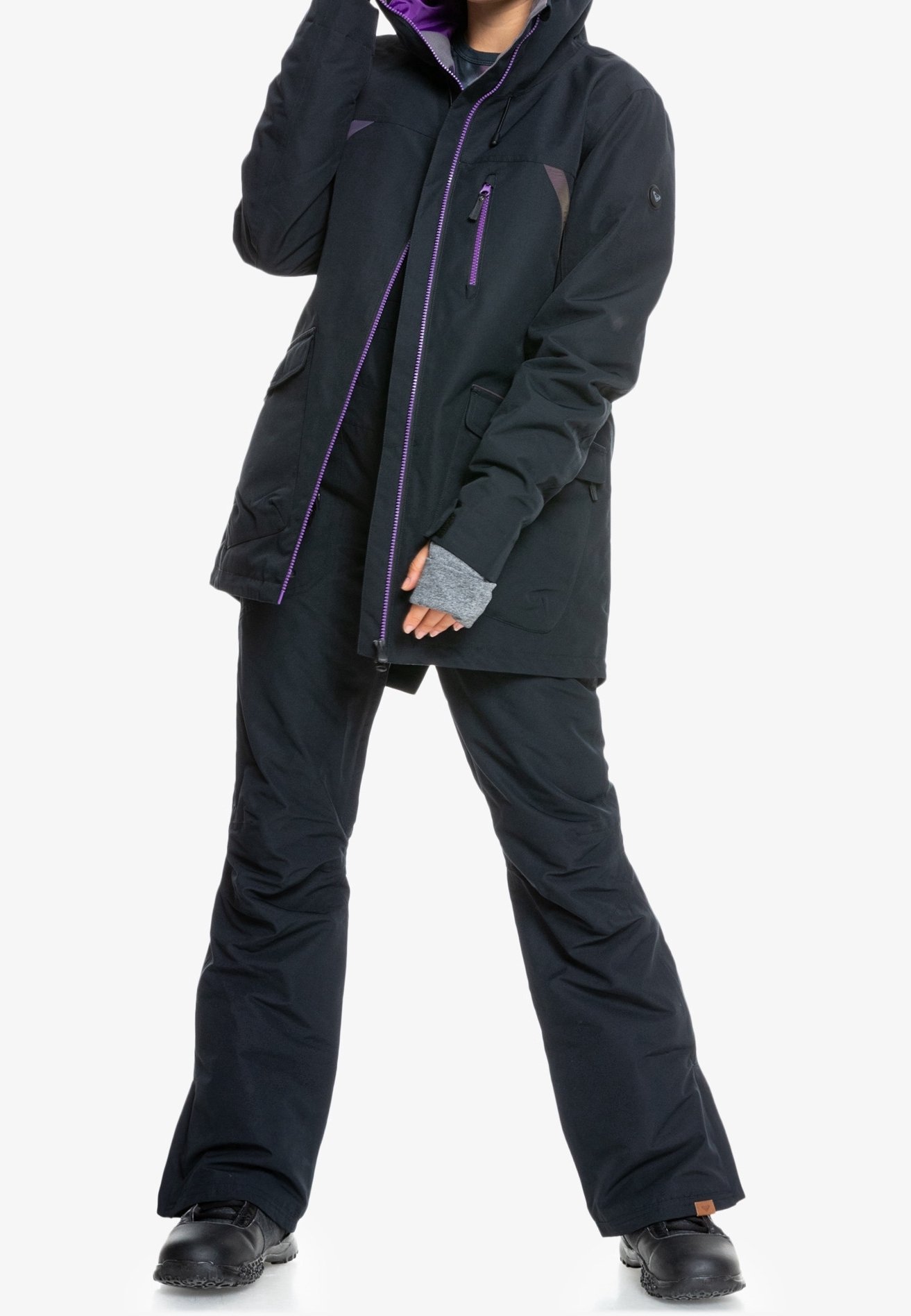 Roxy Snowboard jacket - anthracite - (Pre-owned) - Zalando.ie