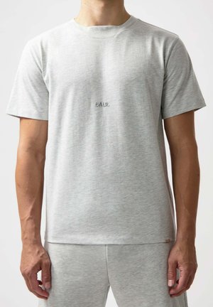 LOGO ARONA  - Basic T-shirt - lt grey melange