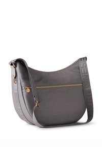 Borbonese LUNA MEDIUM CON ZIP - Cross body bag - cloud