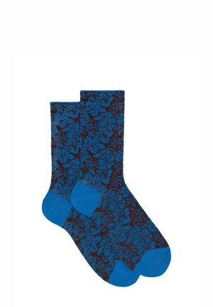 WITH FLORAL PATTERN - Socks - azzurro