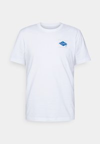 Jordan AIR CREW - T-shirt estampada - white/dark marina blue