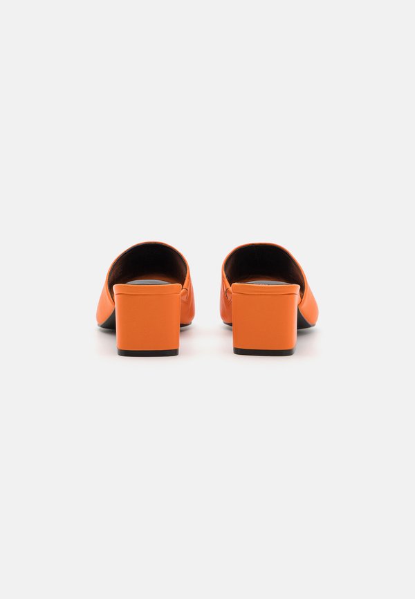 Heeled mules - orange3