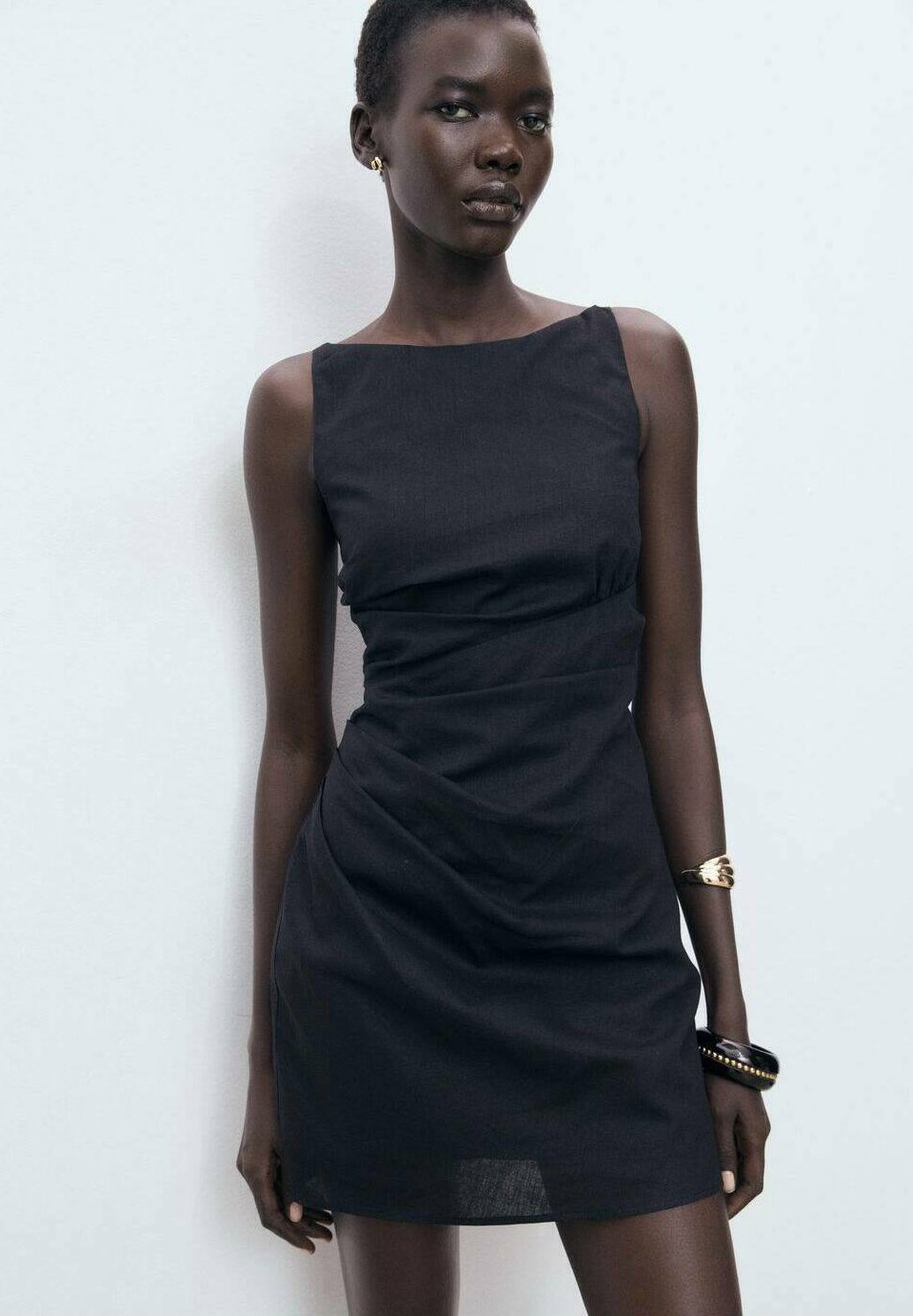 mango mini black dress ON THE SIDELINES LACE JERSEY MINI DRESS – AKIRA