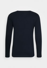 TOM TAILOR DENIM LONGSLEEVE WITH CHEST PRINT - Langarmshirt - sky captain blue