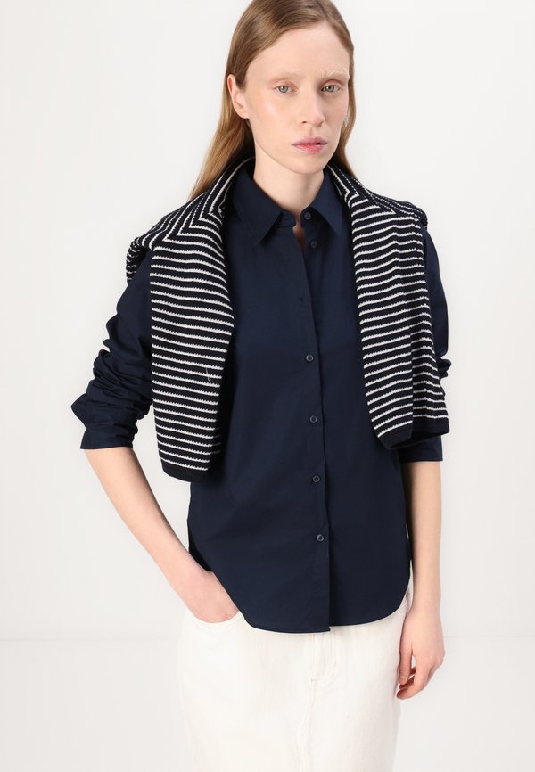 STRETCH REGULAR SHIRT - Button-down blouse - desert sky3