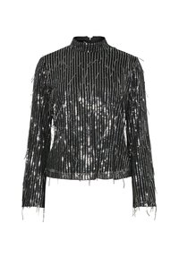 YASLANTRA SEQUIN FRINGE - Blouse - black
