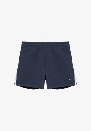 PULL&BEAR, WITH SIDE STRIPES - SPORTS SHORTS - Jogginghose - dark blue