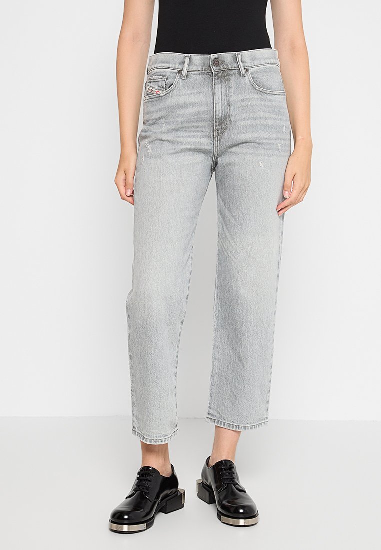 Diesel Straight leg jeans lichtgrijs