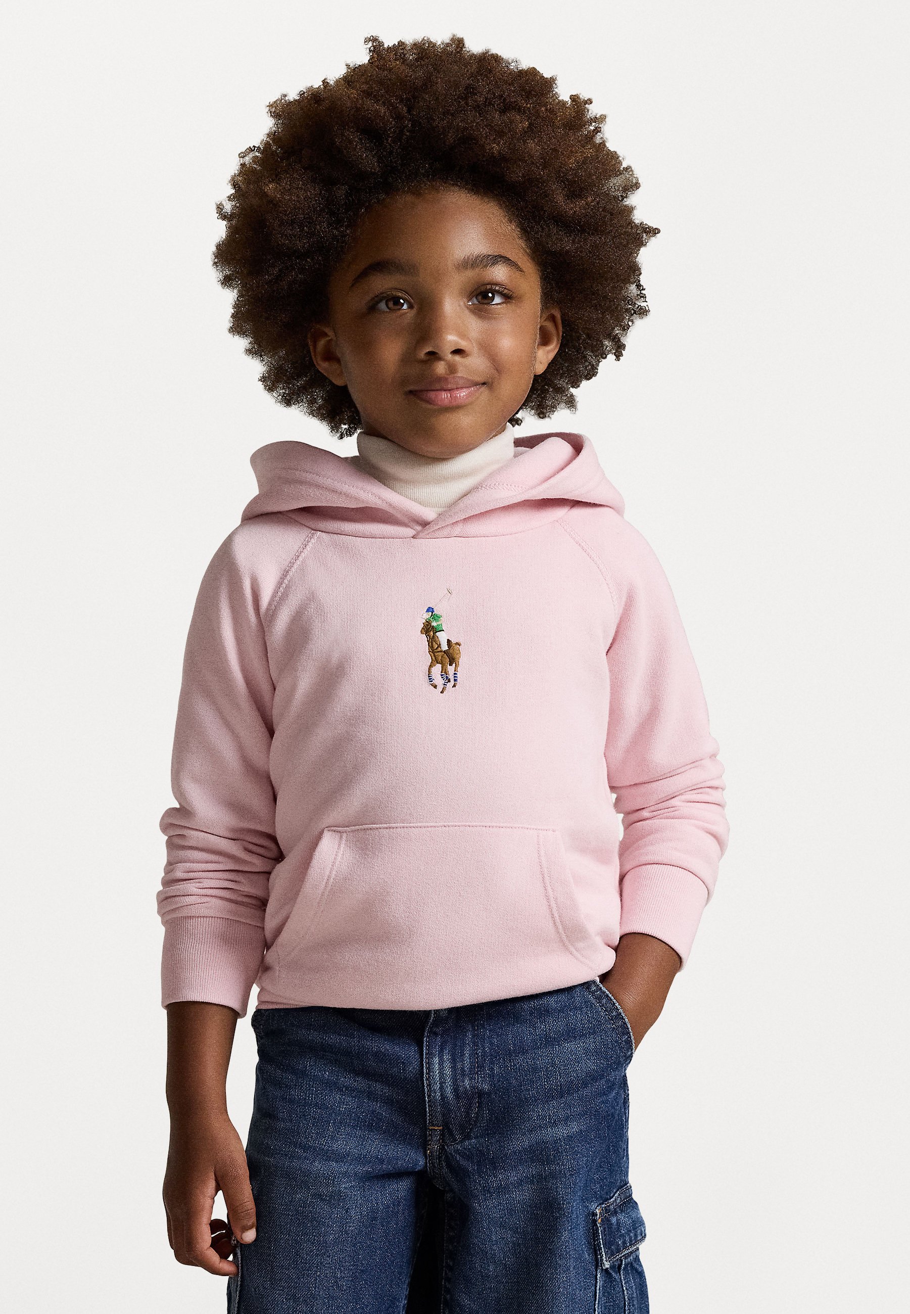 Polo Ralph Lauren BIG PONY HOODIE - Hoodie - hint of pink/mottled