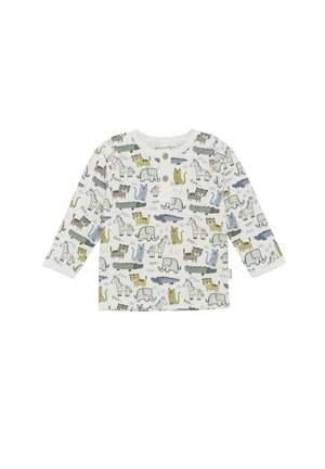 LS AOP - Långärmad tröja - marshmallow white