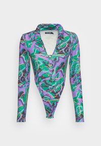 Local Heroes JUNGLE - Camisola de manga comprida - green purple