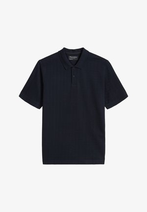 Marc O'Polo, REGULAR IM STRUKTURIERTEN KARO - Poloshirt - dark navy