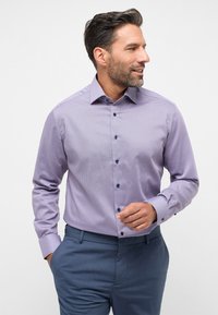 Eterna PRINT-HEMD - MODERN FIT - Overhemd - rot