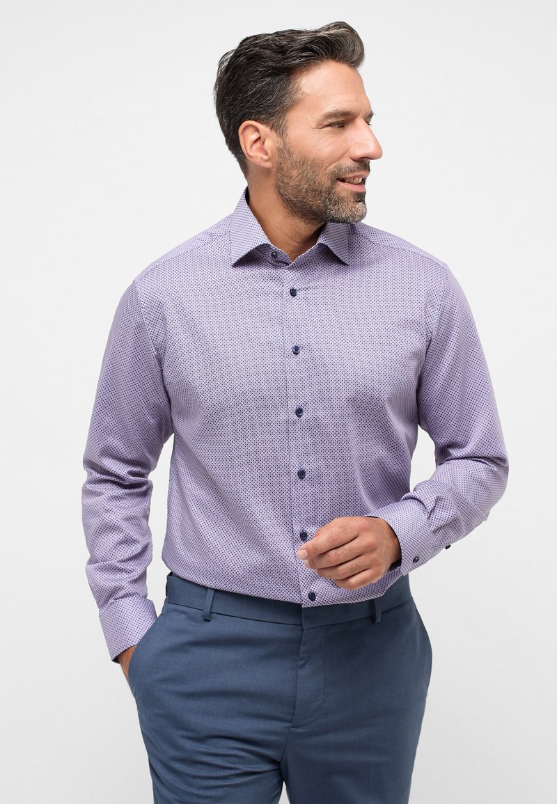 Eterna PRINT-HEMD - MODERN FIT - Overhemd - rot