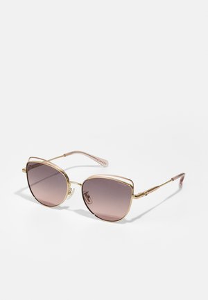 Lunettes de soleil - shiny light gold-coloured/rose gold-coloured/grey pink