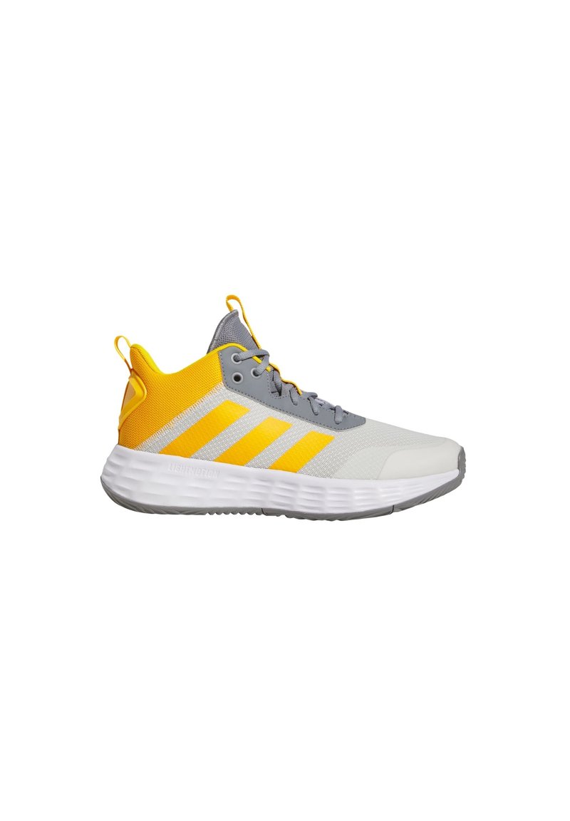 adidas Performance OWNTHEGAME  - Sneakers basse - orbit grey   crew yellow   grey three