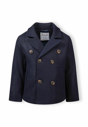 DOUBLE-BREASTED WITH LAPEL - Krátký kabát - navy