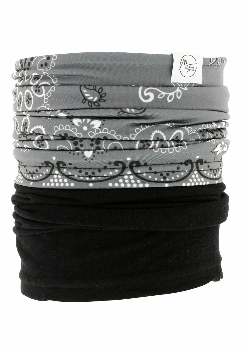 Herren Tücher | MaxFred Schal paisley grau/grau-meliert - MR68482 Herren Tücher | MaxFred Schal paisley grau/grau-meliert - MR68482