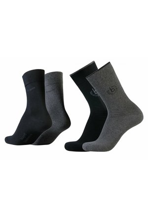 4ER PACK LOGO UNI BASIC - Socken - blk ant