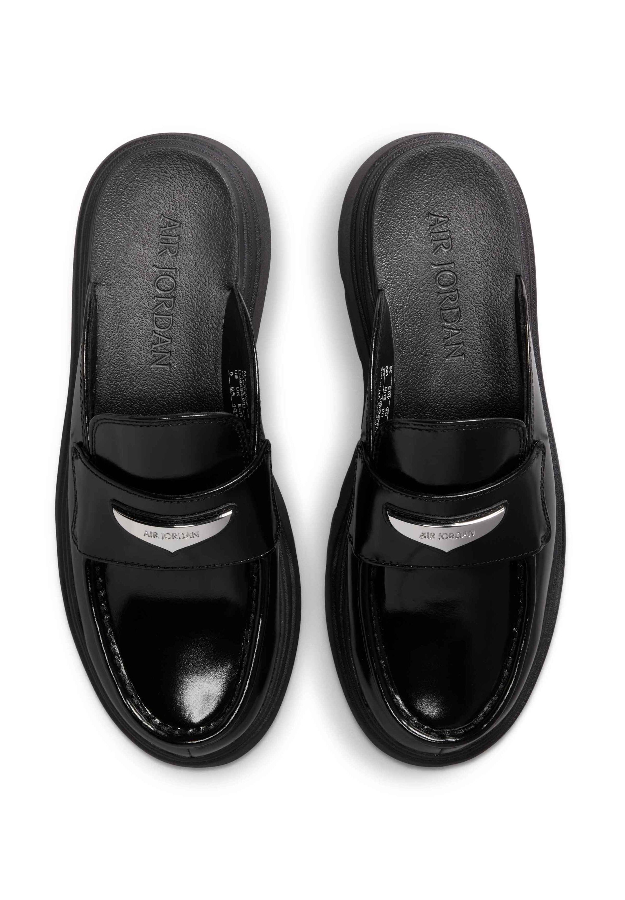 Jordan AIR JORDAN MULE - Heeled mules - black/mtlc silver/black