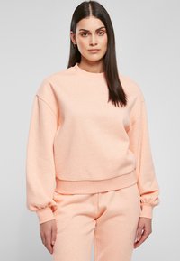 Urban Classics - MELANGE CREWNECK - Felpa - papaya melange Immagine in miniatura 1