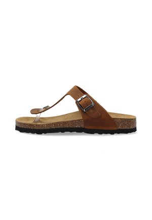 VENEZIA, SLIPPERS - Zehentrenner - brown