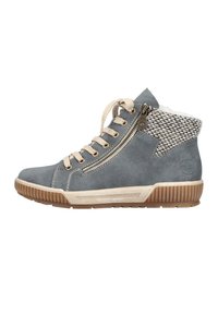 Rieker Bottines à lacets - jeans/schwarz-kiesel