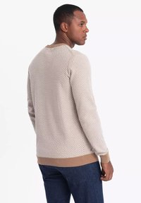Ombre Strickpullover - coffee