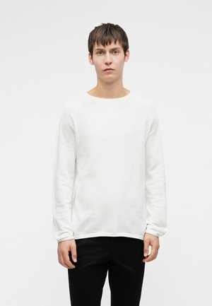 Jack & Jones JJEHILL CREW NECK  - Maglione - cloud dancer