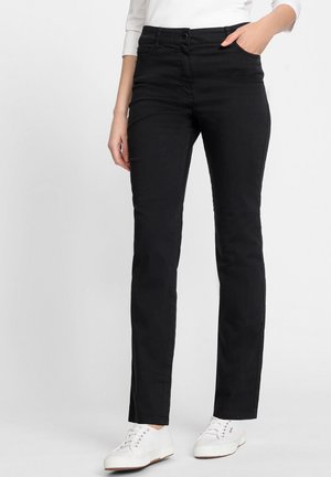 Olsen 5-POCKET-JEANS - Pantalon classique - schwarz