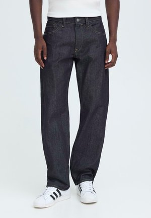 BHFLAKE - Traperice ravnih nogavica - denim aut unwashed