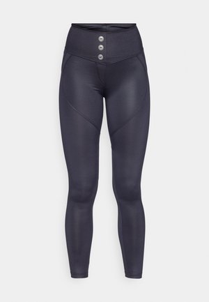 Nebbia HIGH WAIST GLOSSY LOOK BUBBLE BUTT PANTS - Trikoot - black