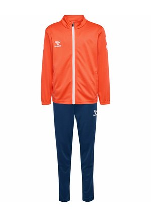 LLOGO SET - Træningssæt - orange/blau