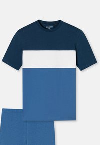 Schiesser SET - Pyžamová sada - jeansblau