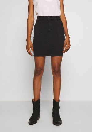 Jupe crayon - black denim